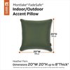 Classic Accessories Classic Accessories Montlake FadeSafe Indoor/Outdoor Accent Pillows, 2 Pack 56-472-011101-2PK